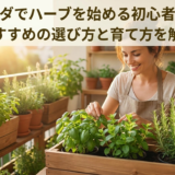ベランダでハーブを始める初心者必見！おすすめの選び方と育て方を解説