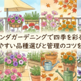 ベランダガーデニングで四季を彩る花。育てやすい品種選びと管理のコツを紹介